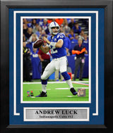 Andrew Luck in Action Indianapolis Colts 8" x 10" Framed Football Photo - Dynasty Sports & Framing