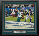 Boston Scott Touchdown Celebration v. Giants Philadelphia Eagles 11" x 14" Framed Football Photo - Dynasty Sports & Framing