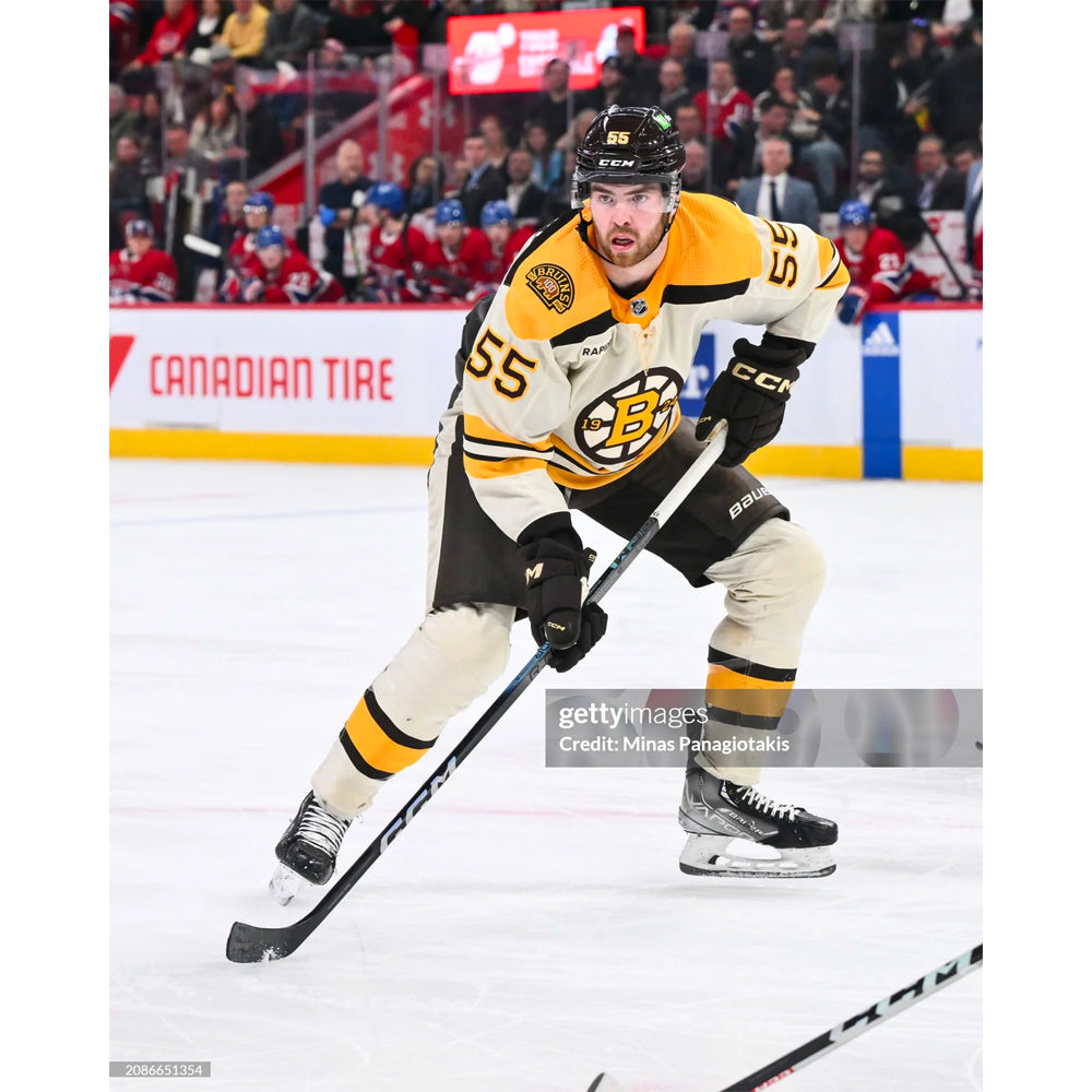 Justin Brazeau Boston Bruins Hockey Action Photo