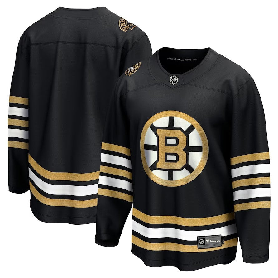 Boston Bruins 100th Anniversary Premier Breakaway Jersey Black