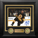 Marat Khusnutdinov Celebration Boston Bruins Autographed 8" x 10" Framed Hockey Photo - Dynasty Sports & Framing