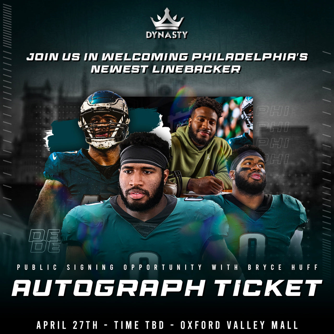 Bryce Huff Welcome To Philly Experience Tickets