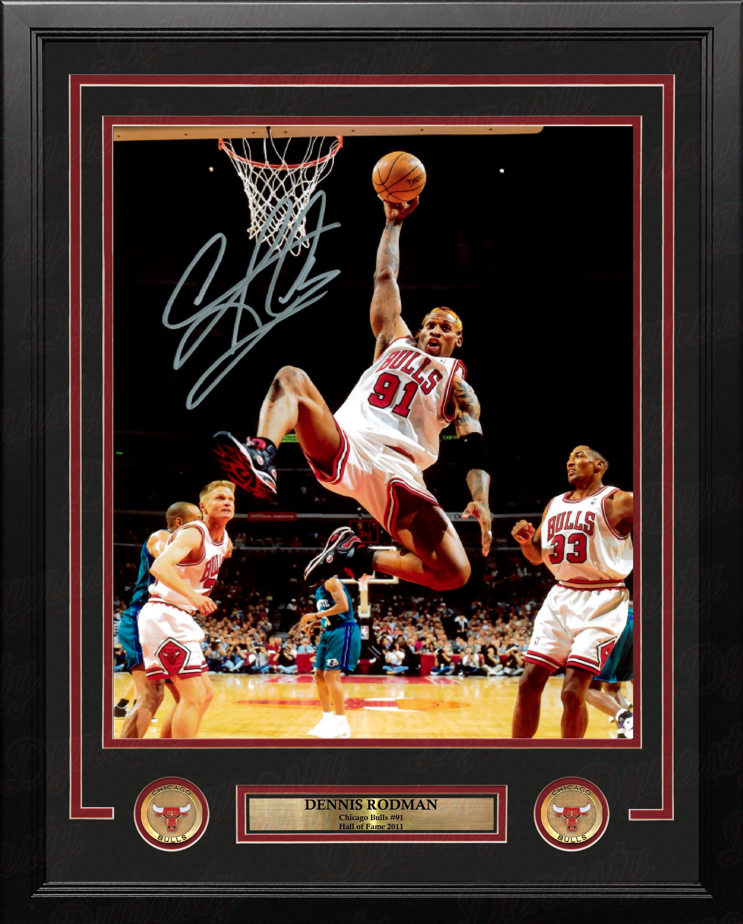 Rodman☆Slamdunk PHANTOM CLIQUE 　US9 BullsDennisRodmanDunk11x14-