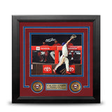 Cal Stevenson Robs the Mets Philadelphia Phillies Autographed 8" x 10" Framed Baseball Photo - Dynasty Sports & Framing