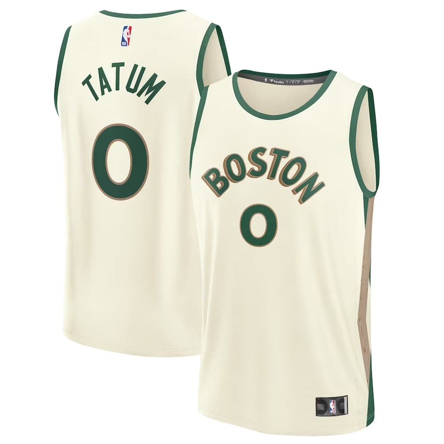 Jayson Tatum Boston Celtics Fast Break Jersey White City