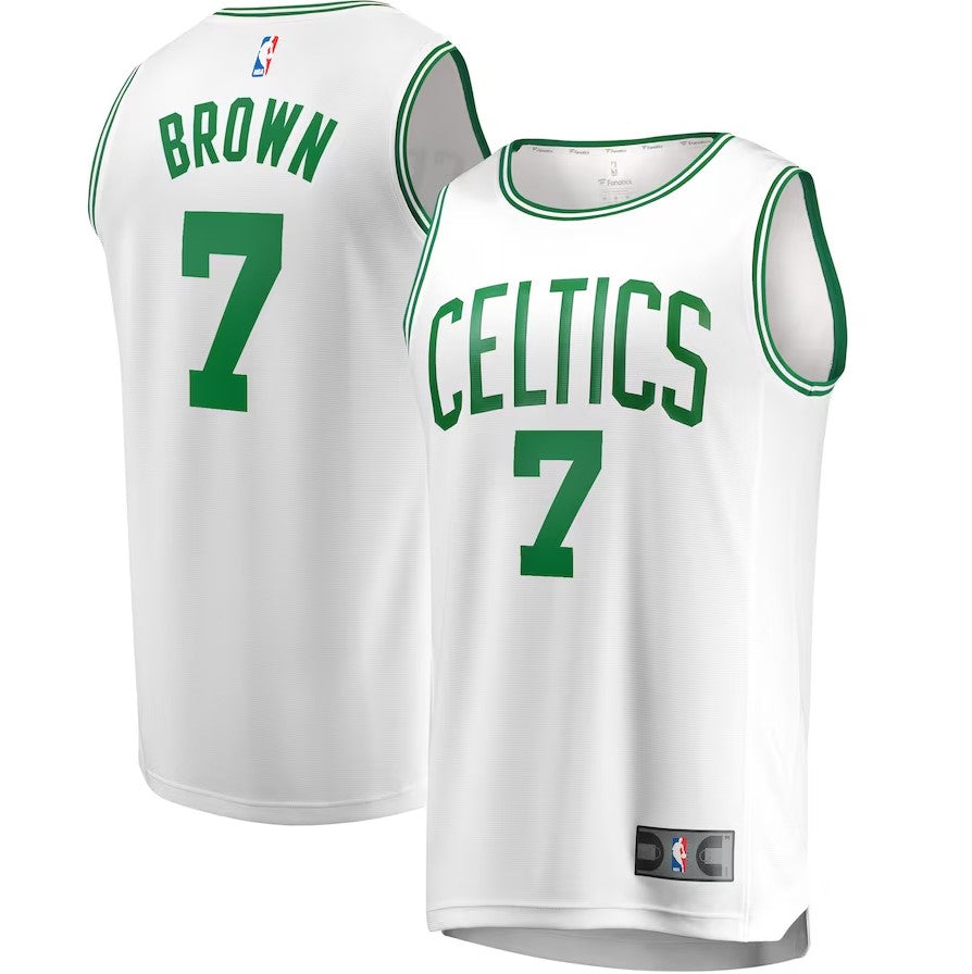 Jaylen Brown Boston Celtics Fast Break Replica Jersey - Association Edition  - White