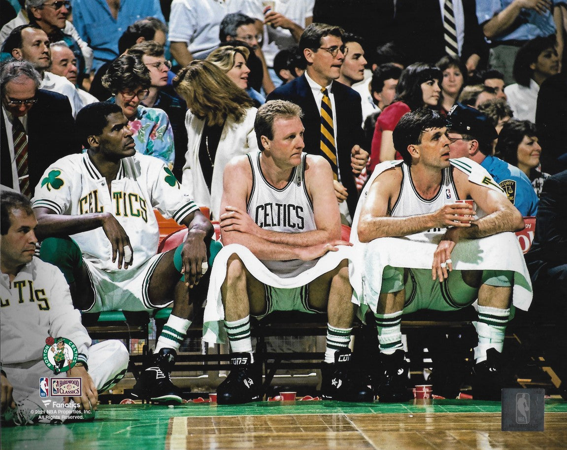 Robert Parish, Larry Bird, & Kevin McHale Boston Celtics 8" x 10" Basketball Photo