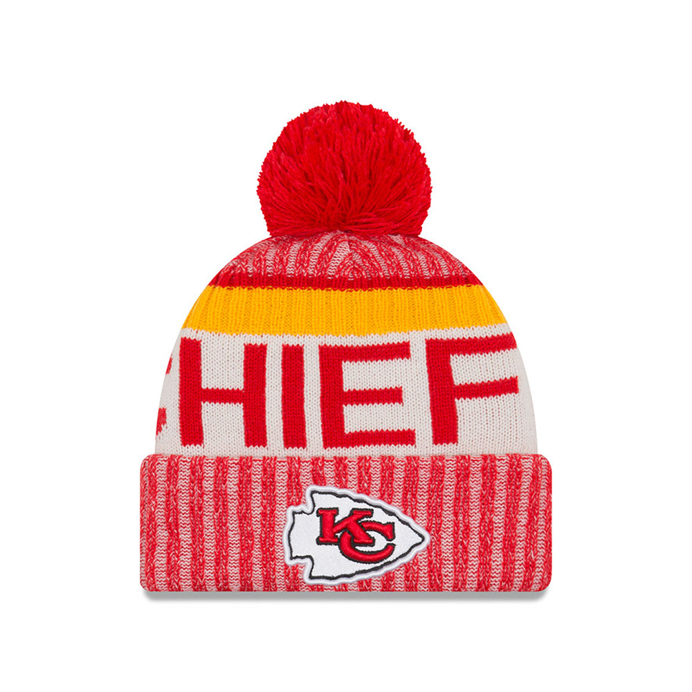 Kansas City Chiefs New Era Red/White Official Sport Knit Hat