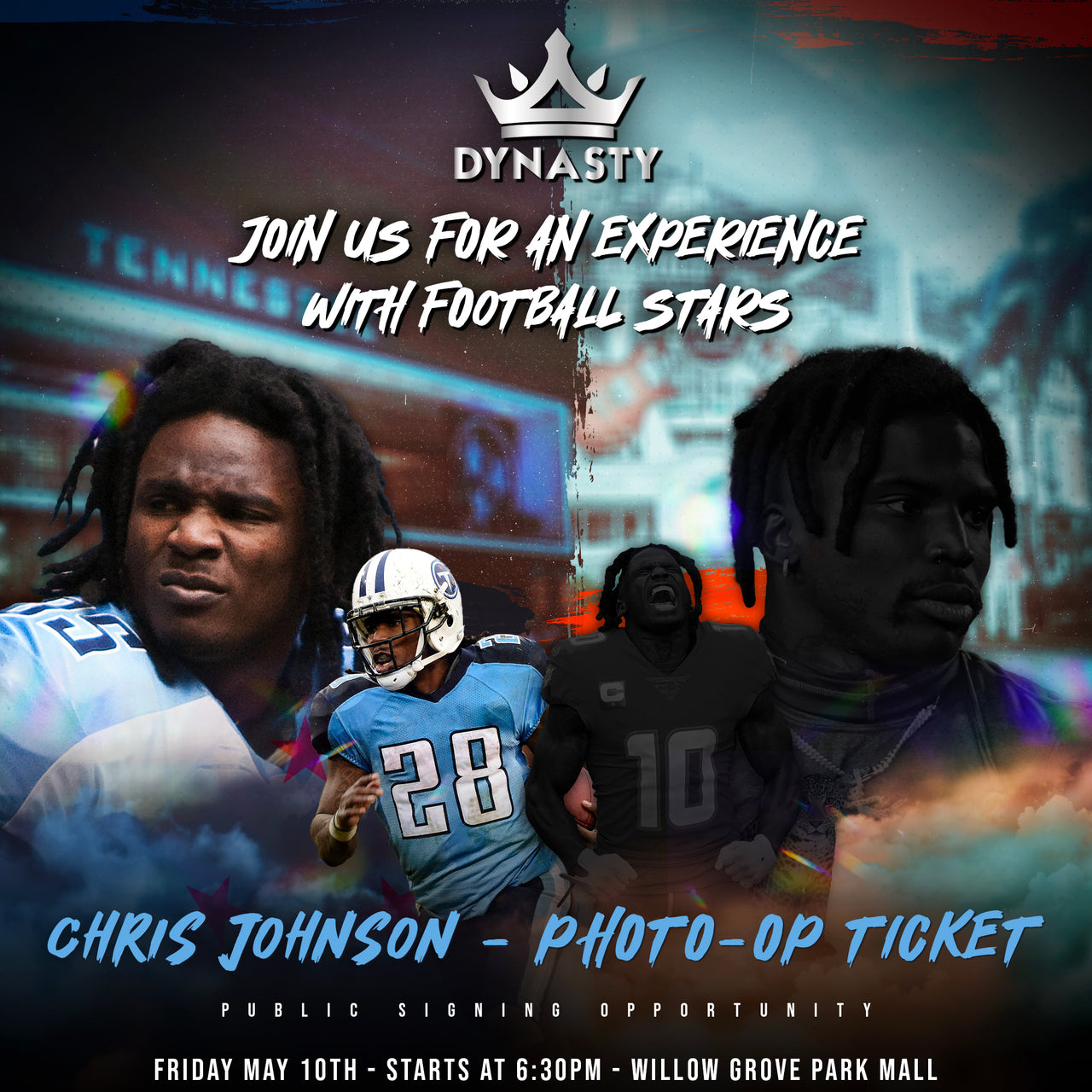 Chris Johnson Titans Meet & Greet Experience Tickets