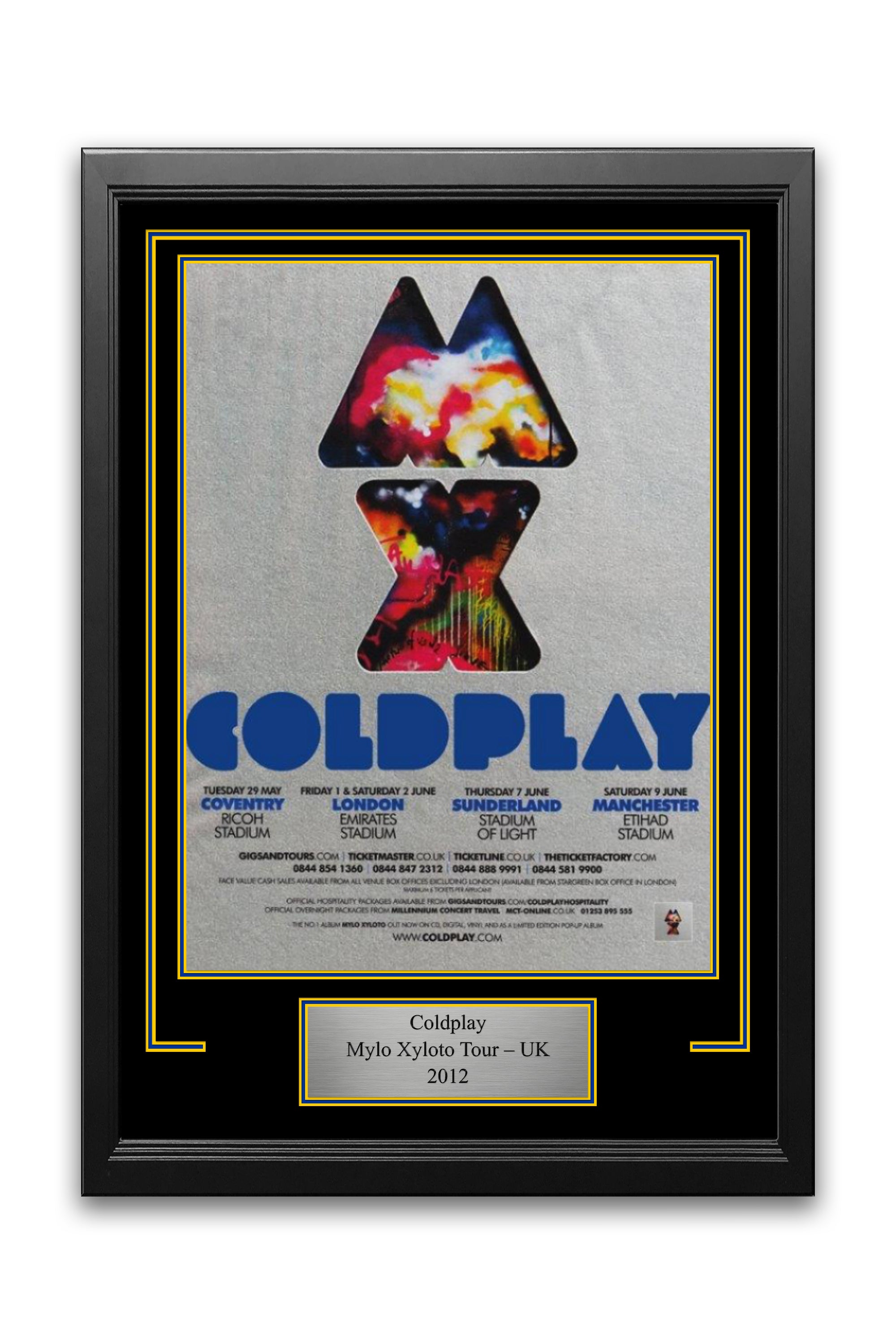 Coldplay LIVE 2012 限定ポスター | ヤマダウェブコム