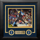Cristopher Sanchez Autographed Philadelphia Phillies City Connect 8" x 10" Framed Baseball Photo - Dynasty Sports & Framing