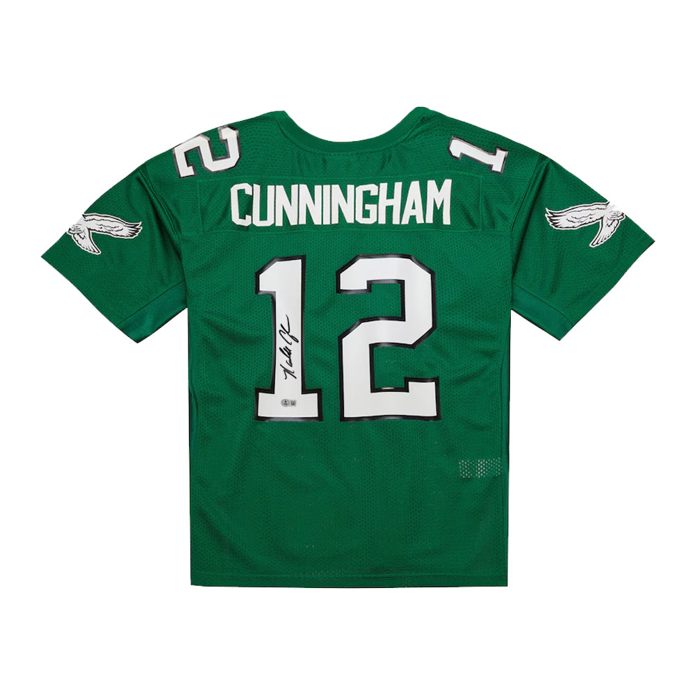 Maillot Mitchell & Ness Randall Cunningham blanc authentique de joueur retraité des Philadelphia Eagles de 1992 Maillot Mitchell & Ness Randall Cunningham blanc authentique de joueur retraité des Philadelphia Eagles de 1992