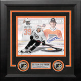Cutter Gauthier Philadelphia Flyers Autographed 8" x 10" Framed Draft Hockey Collage Photo - Dynasty Sports & Framing