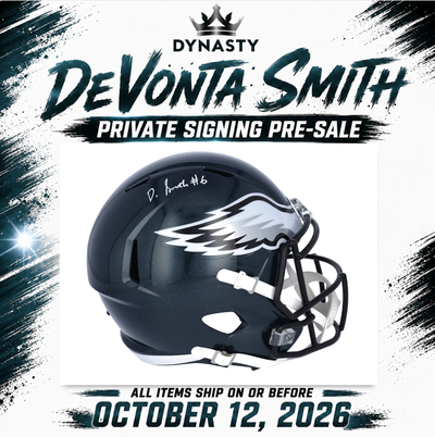DeVonta Smith Autographed Philadelphia Eagles Full-Size Replica Helmet | Pre-Sale Opportunity