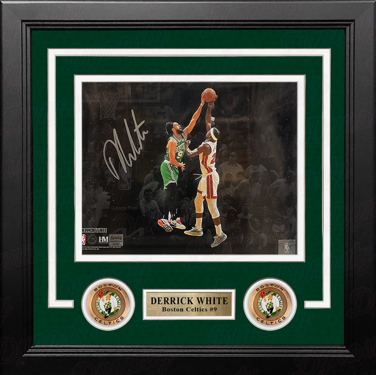 Derrick White v. Butler Boston Celtics Autographed 8" x 10" Framed Basketball Photo