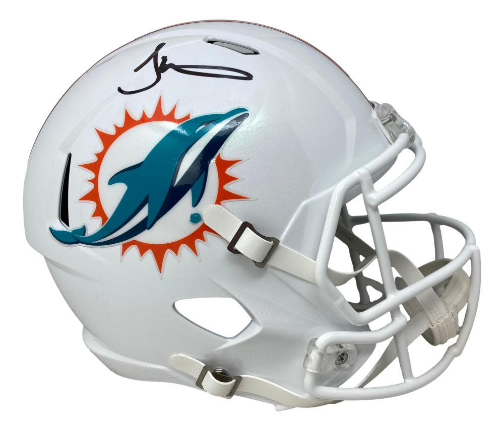 Tyreek Hill Miami Dolphins Autographed Football Speed Helmet