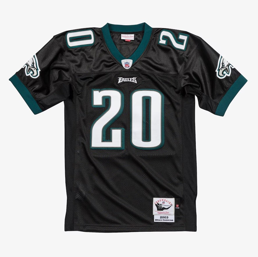 Brian Dawkins Philadelphia Eagles Mitchell & Ness Black Philadelphia Eagles 2003 Authentic Jersey