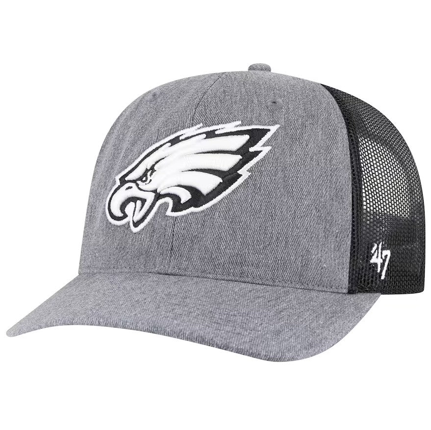 Philadelphia Eagles '47 Carbon Trucker Adjustable Hat Heather