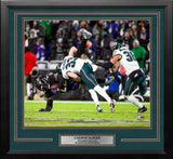 Cooper DeJean Tackles Derrick Henry Philadelphia Eagles 11" x 14" Framed Football Photo - Dynasty Sports & Framing