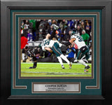 Cooper DeJean Tackles Derrick Henry Philadelphia Eagles 8" x 10" Framed Football Photo - Dynasty Sports & Framing