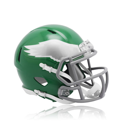 Philadelphia Eagles Riddell Alternate Speed Mini Helmet - Kelly Green - Dynasty Sports & Framing