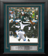 LeSean McCoy Snow Bowl Philadelphia Eagles 8" x 10" Framed Football Photo - Dynasty Sports & Framing