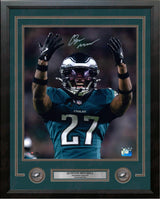 Quinyon Mitchell Celebration Philadelphia Eagles Autographed 16" x 20" Framed Photo - Dynasty Sports & Framing