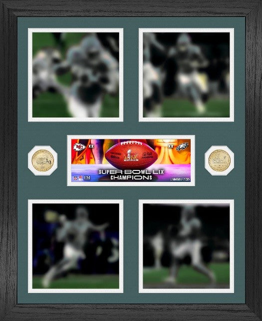 Philadelphia Eagles Super Bowl LIX Champions Memorable Moments Bronze ...