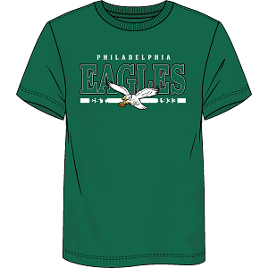 Kelly green philadelphia top eagles t shirt