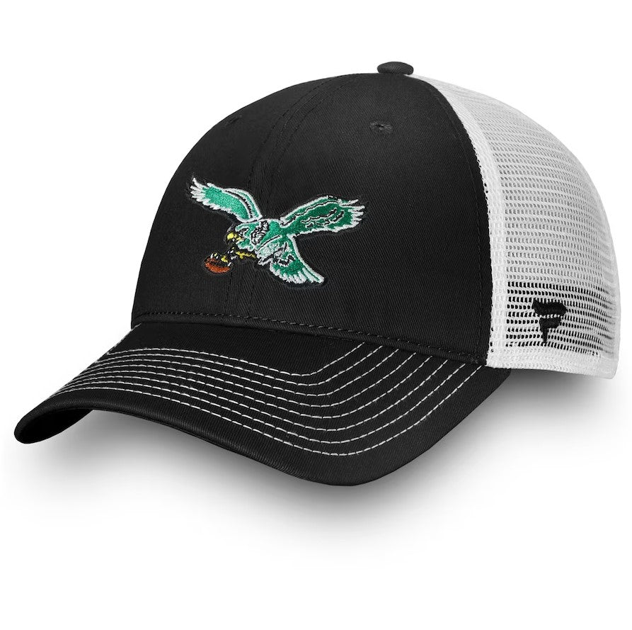 Philadelphia Eagles Fundamental Vintage Trucker Snapback Hat