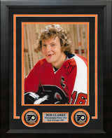 Bob Clarke Toothless Smile Philadelphia Flyers Autographed 8" x 10" Framed Hockey Photo - Dynasty Sports & Framing