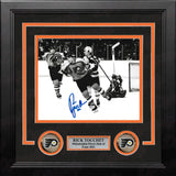 Rick Tocchet Philadelphia Flyers Autographed 8" x 10" Black & White Framed Hockey Photo - Dynasty Sports & Framing