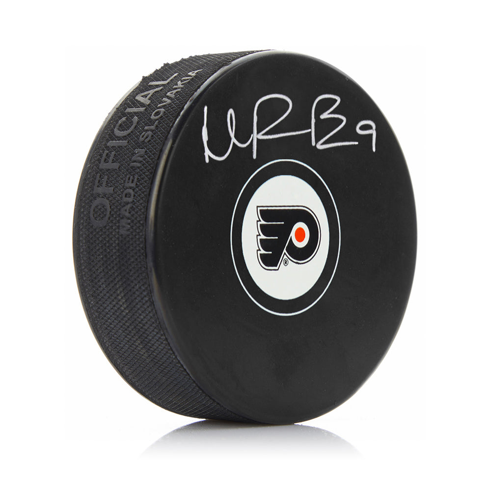 Ivan Provorov Philadelphia Flyers Autographed NHL Hockey Logo Puck