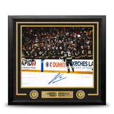 James Van Riemsdyk Goal Celebration Autographed Boston Bruins 11" x 14" Framed Hockey Photo - Dynasty Sports & Framing