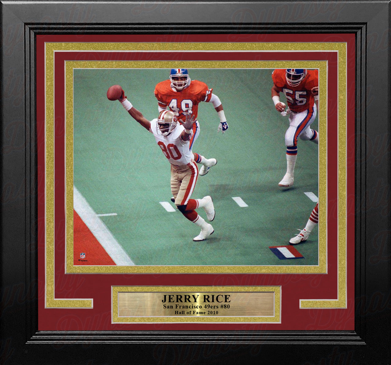 Jerry Rice Super Bowl XXIV Touchdown San Francisco 49ers 8" x 10" Framed Football Photo