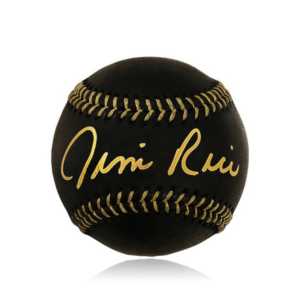 Jim Rice Autographed Boston Red Sox Black Official Major League Baseball