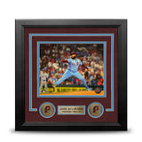 Jose Alvarado Throwback Action Autographed Philadelphia Phillies 8" x 10" Framed Baseball Photo - Dynasty Sports & Framing