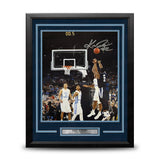 Kris Jenkins Villanova Wildcats 2016 NCAA Champions Buzzer Beater Autographed 16" x 20" Framed Photo - Dynasty Sports & Framing