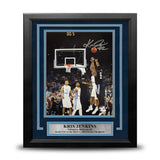 Kris Jenkins Villanova Wildcats 2016 NCAA Champions Buzzer Beater Autographed 8" x 10" Framed Photo - Dynasty Sports & Framing