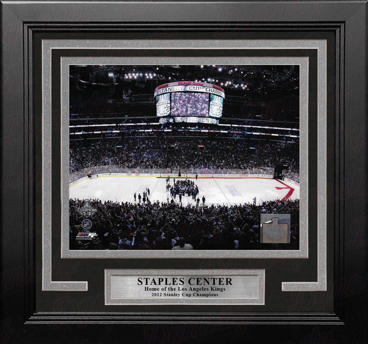 Los Angeles Kings Staples Center 2012 Stanley Cup Champions 8" x 10" Framed Hockey Stadium Photo