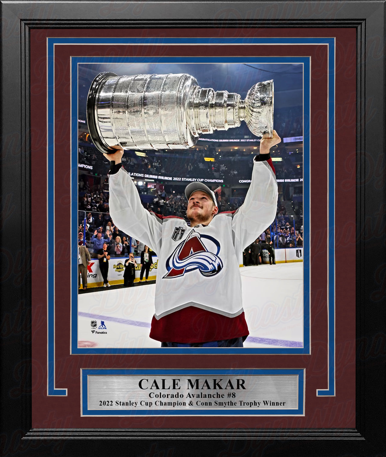 Cale Makar 2022 Stanley Cup Colorado Avalanche 8" x 10" Framed Hockey Photo - Dynasty Sports & Framing 