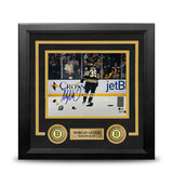 Morgan Geekie Hat Trick Boston Bruins Autographed 8" x 10" Framed Hockey Photo - Dynasty Sports & Framing