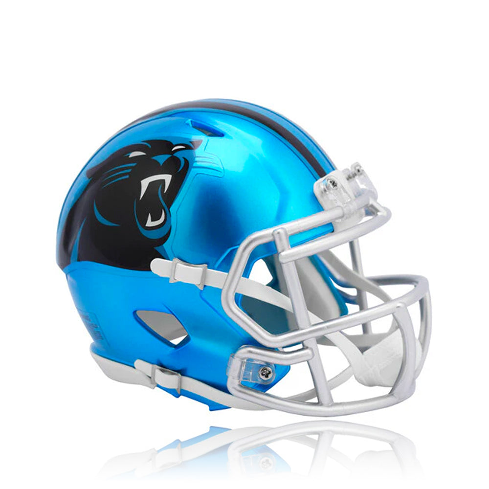carolina mini football helmet Carolina Panthers NFL Riddell Speed Revolution Flash Mini-Helmet