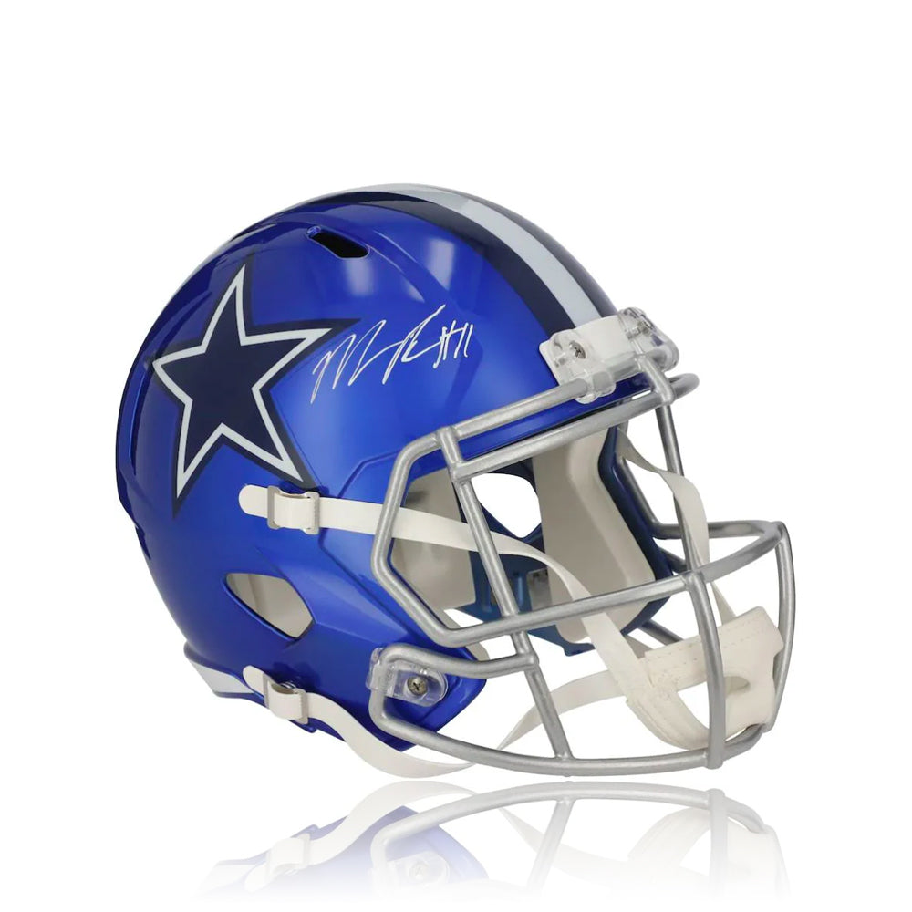 Micah Parsons Dallas Cowboys Autographed Flash Speed Replica Helmet