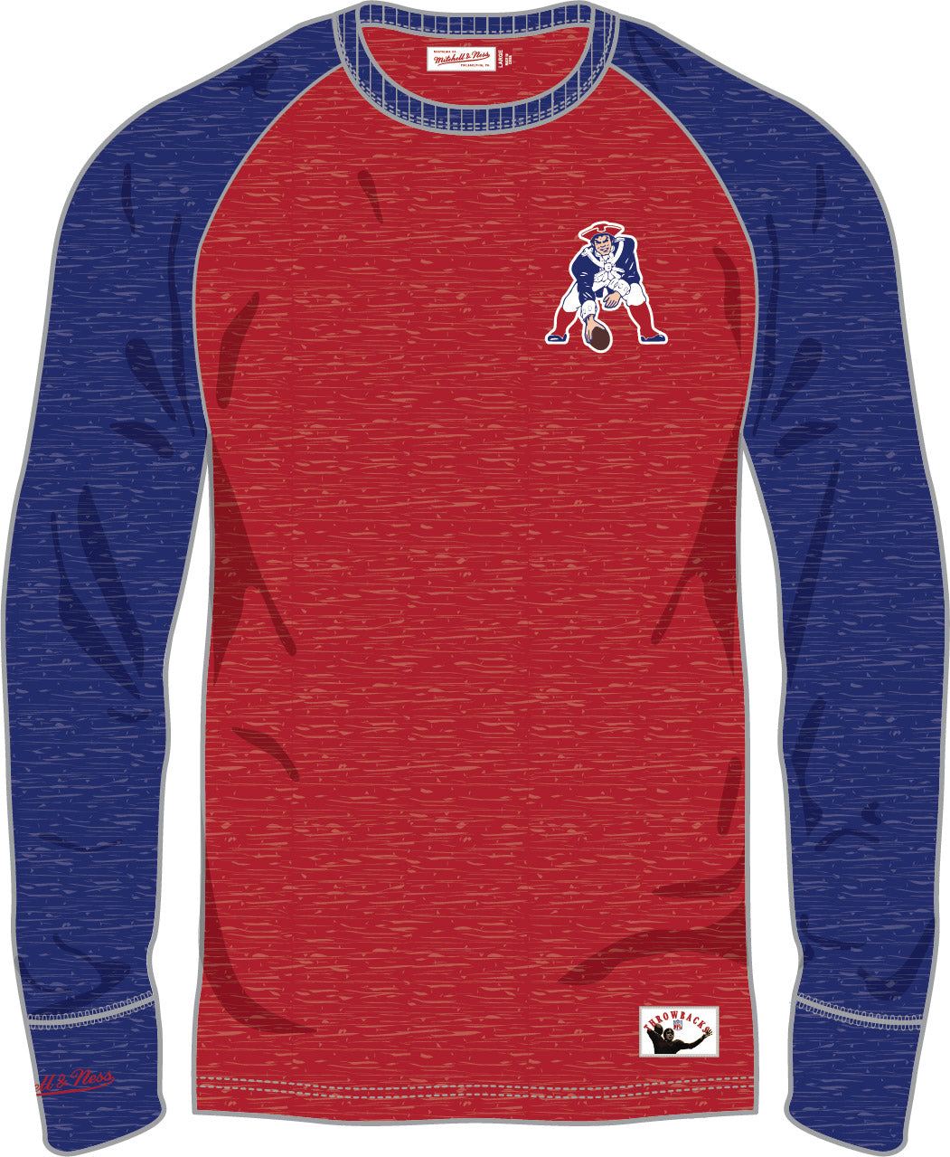 New England Patriots Mitchell Ness Legendary Slub Long-Sleeve