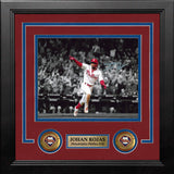 Johan Rojas Philadelphia Phillies Autographed 8" x 10" Framed Spotlight Baseball Photo - Dynasty Sports & Framing