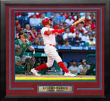 Kyle Schwarber Home Run Swing Philadelphia Phillies 11" x 14" Framed Baseball Photo - Dynasty Sports & Framing