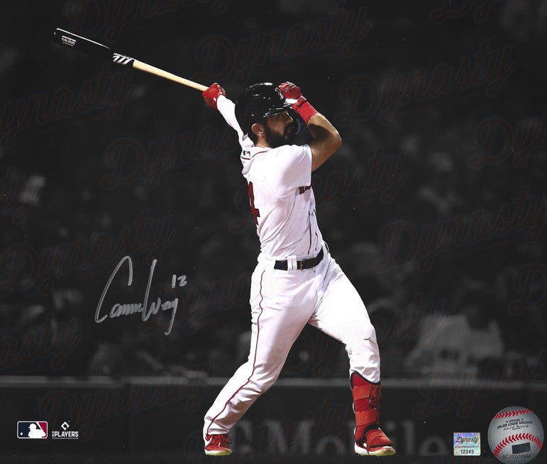 Connor Wong 1st Home Run Boston Red Sox Autographed 11" x 14" Spotlight Baseball Photo