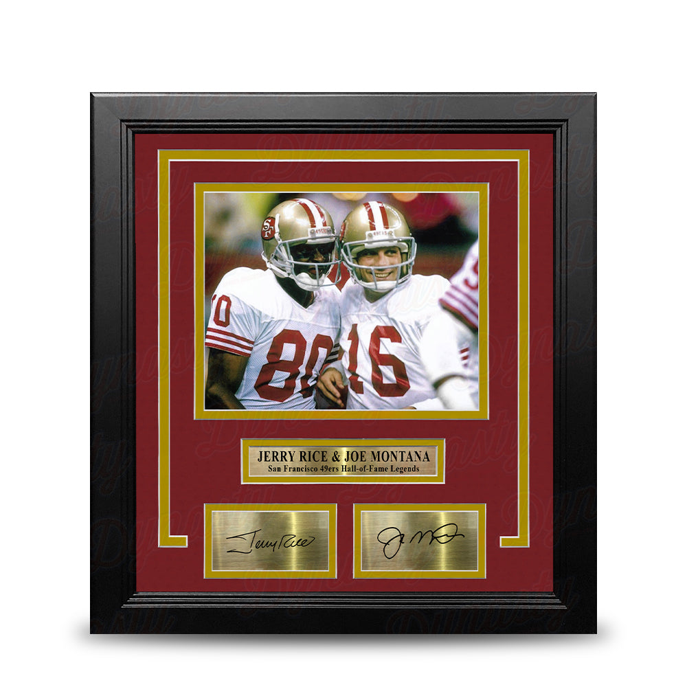 Jerry Rice & Joe Montana San Francisco 49ers 8