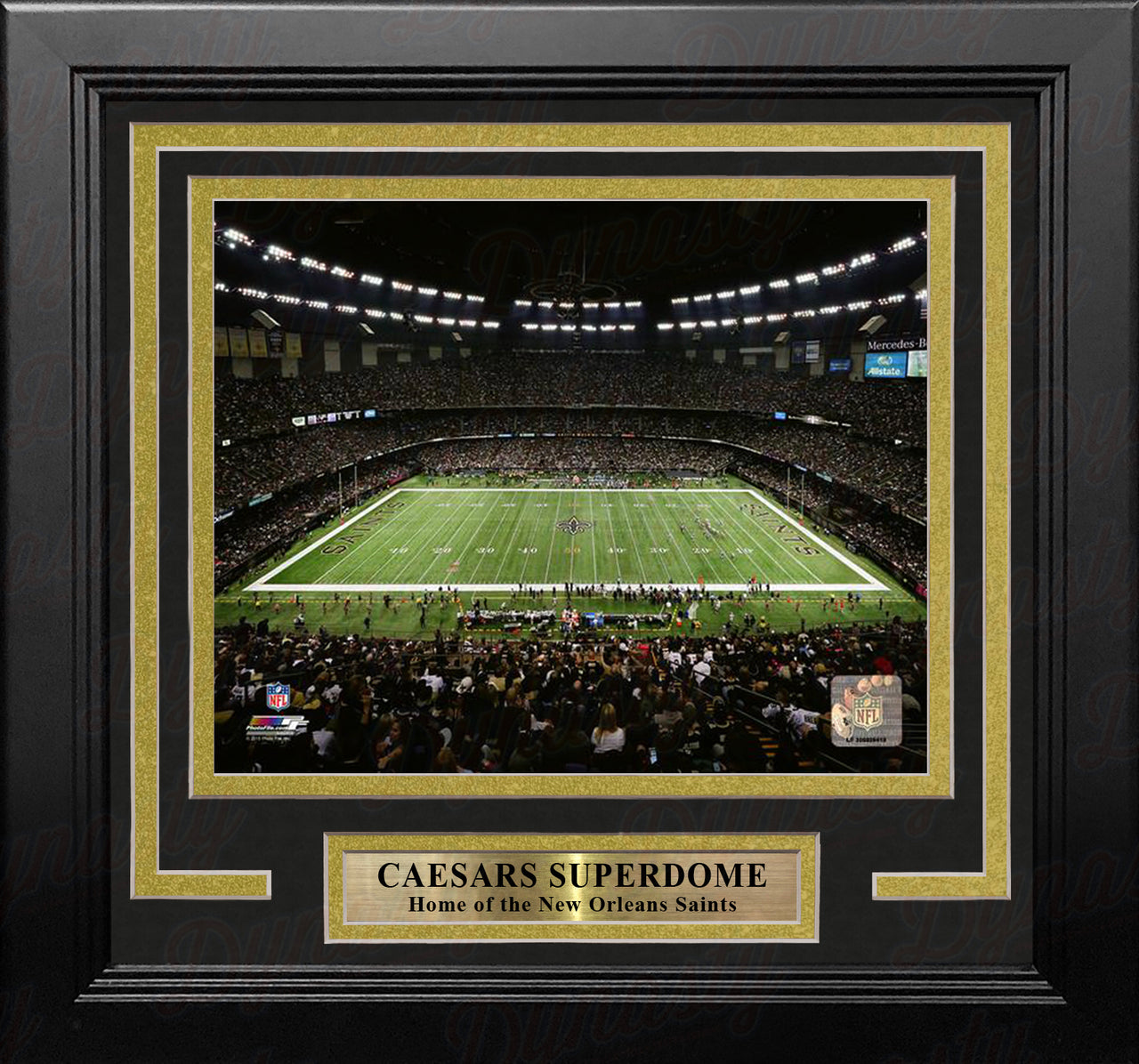 New Orleans Saints Mercedes-Benz Superdome 8" x 10" Framed Football Stadium Photo